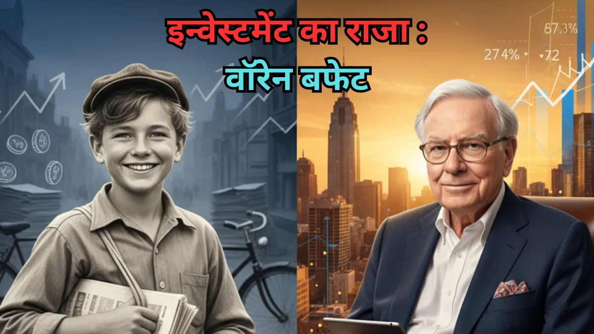 Journey of Warren Buffett from a young newspaper seller to the king of investments.